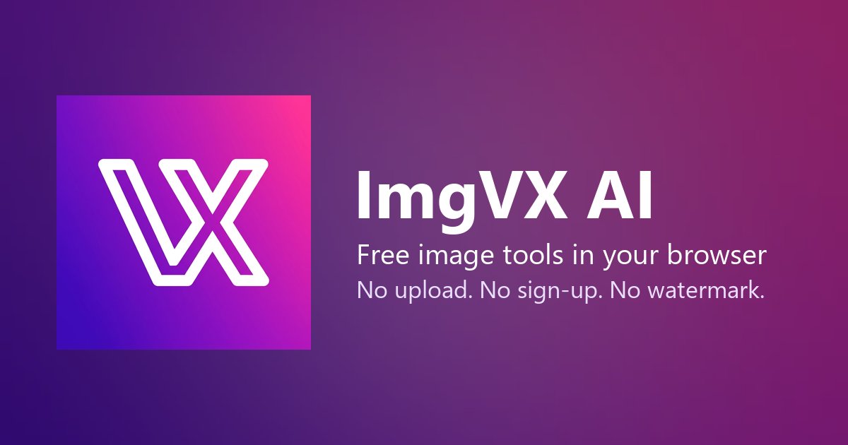 ImgVX AI Social Banner